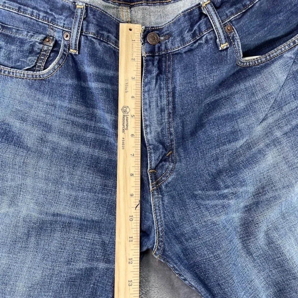 Levi's 569 Jeans Mens 36x30 Fits 38x30 Blue Medium Wash Straight Relaxed Denim
